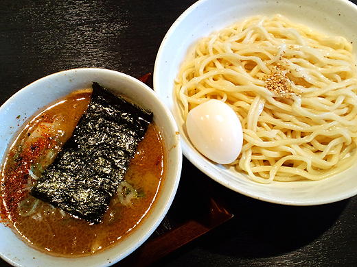 つけ麺+半熟味付玉子